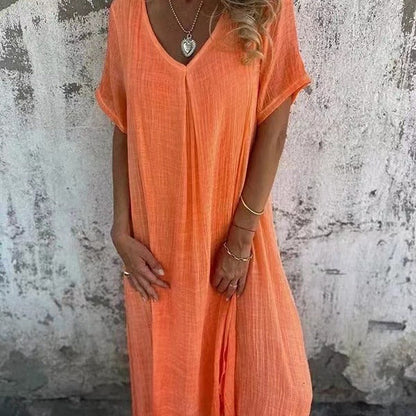 Angela | V-hals jurk