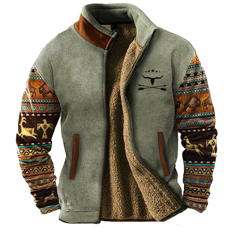 Bergzicht – Casual Fleecejack voor Heren