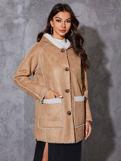 Clara | Beige pluizig jasje
