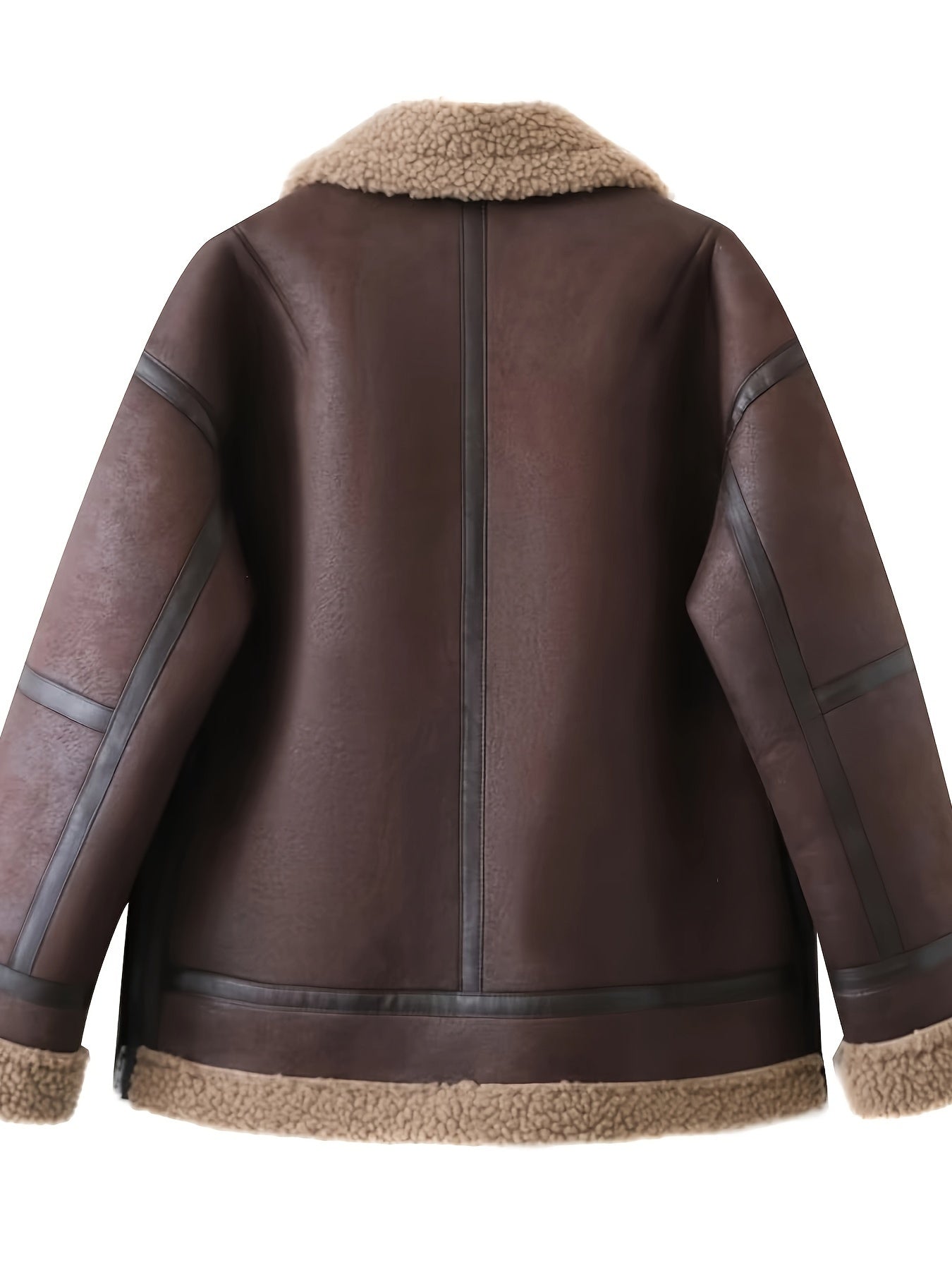 Diana | met contrasterende details en ritssluiting aan de voorkant