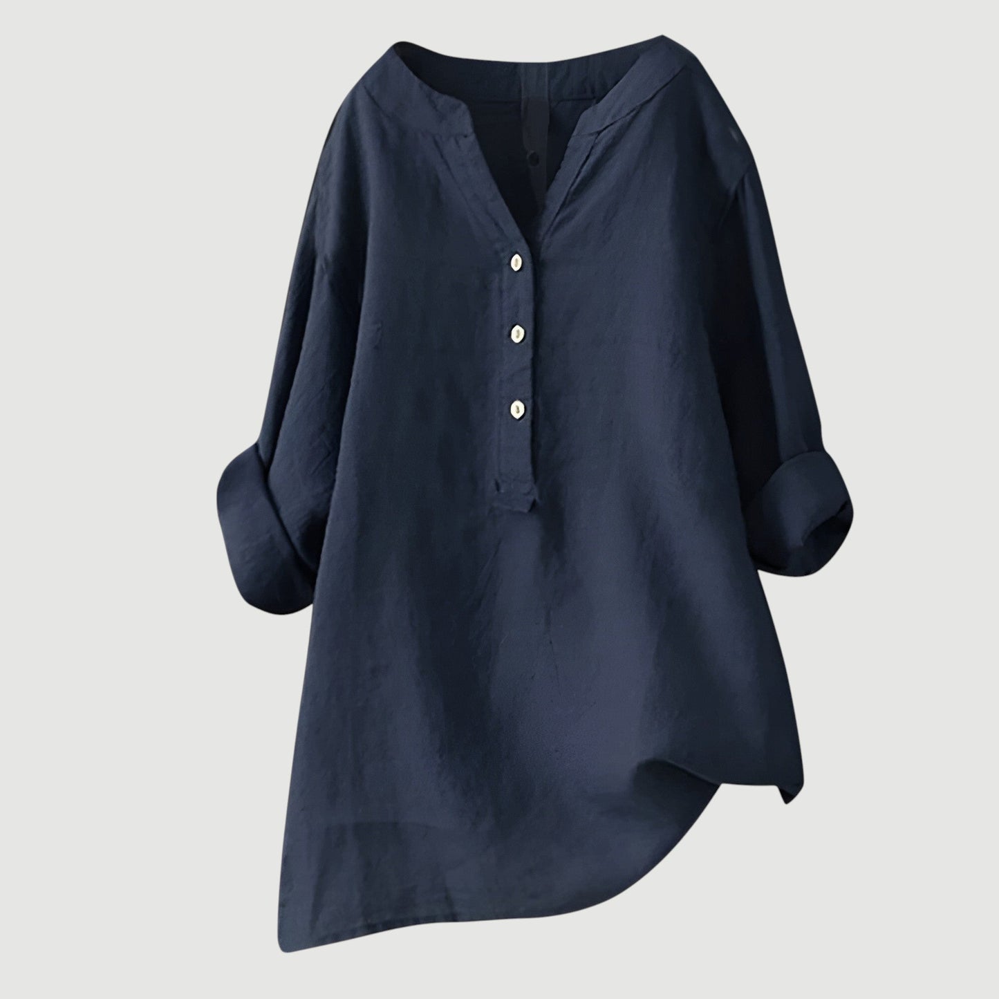 Freja – Luchtig en Comfortabel Overhemd met Knopen