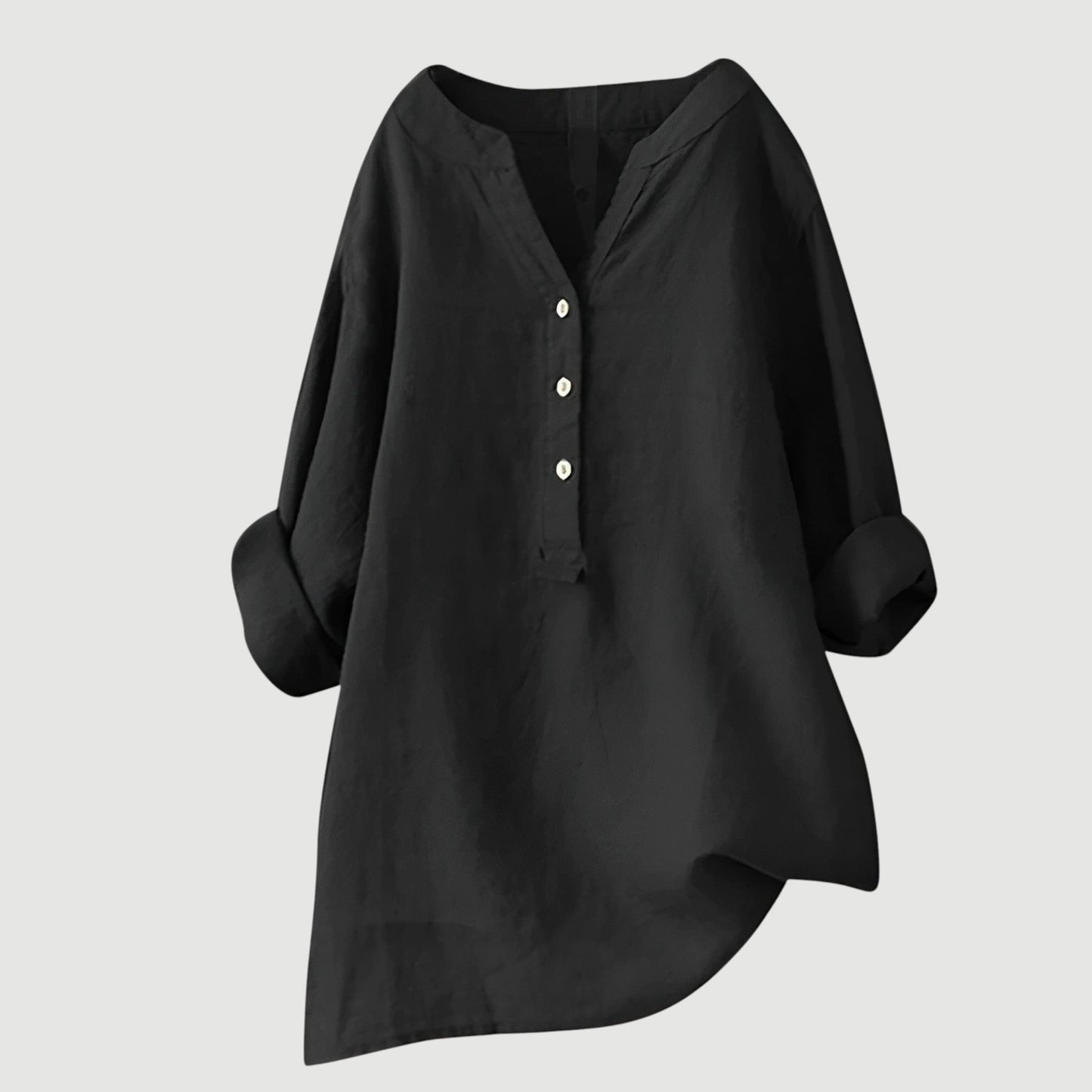 Freja – Luchtig en Comfortabel Overhemd met Knopen