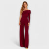 Elegante jumpsuit met één schouder