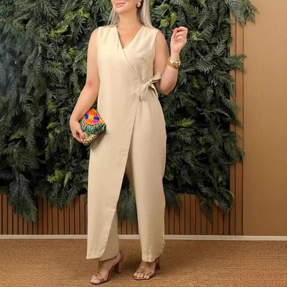 Inez | Elegante jumpsuit met V-hals