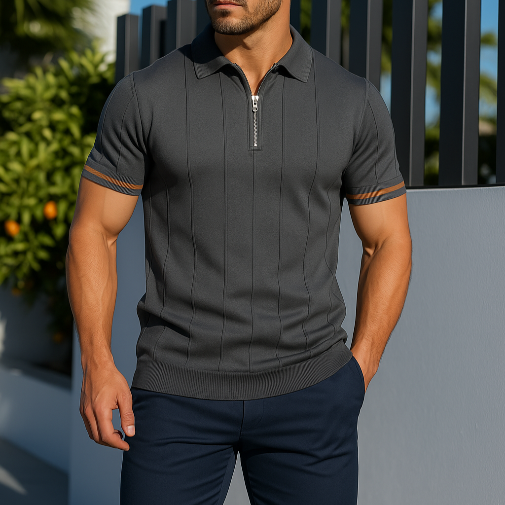 Solère Polo met rits